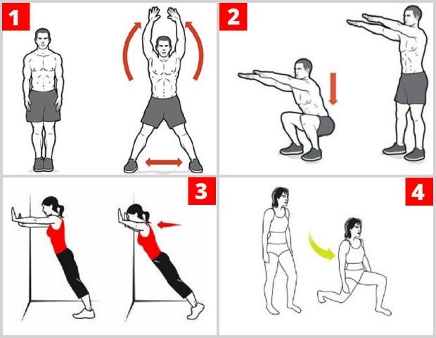 Quema 200 calorías en 5 minutos con 4 sencillos ejercicios Quema 200 calorías en 5 minutos con 4 sencillos ejercicios