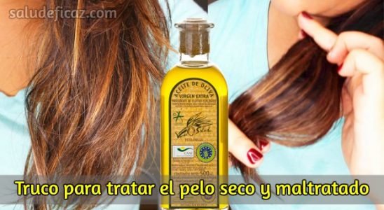 aceite de oliva para el cabello seco y maltratado