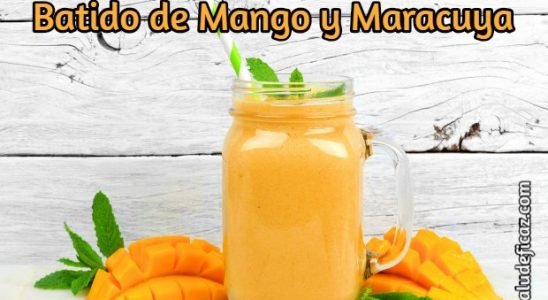 Batido Antiinflamatorio de Mango y Maracuyá